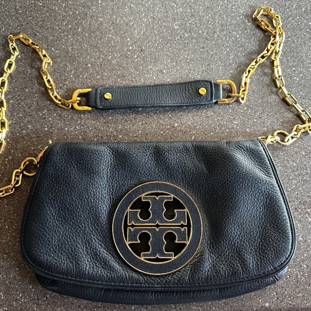 Tory Burch Authentic Large logo purse